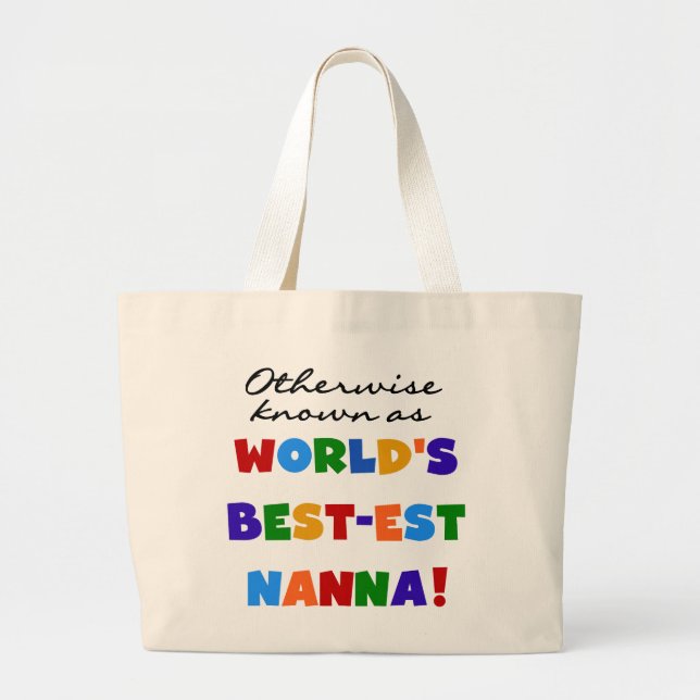 Grand Tote Bag Autrement connu comme cadeaux de Meilleur-est (Devant)
