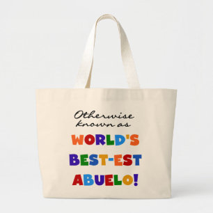 Grand Tote Bag Autrement connu comme le meilleur cadeau d'Abuelo
