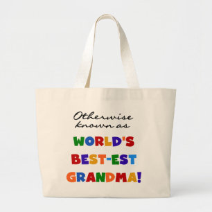 Grand Tote Bag Autrement connu en tant que cadeaux de la grand-ma