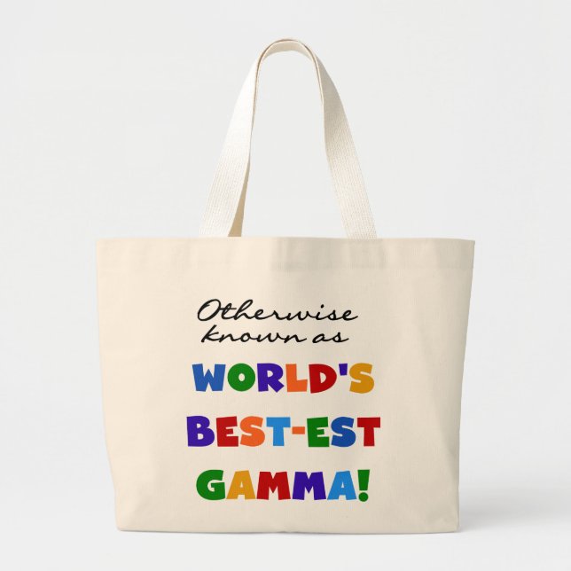 Grand Tote Bag Autrement connu en tant que cadeaux du gamma (Devant)