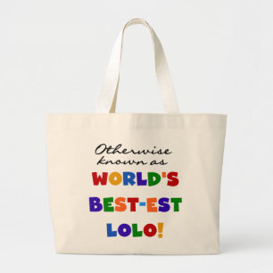 Grand Tote Bag Autres T-shirts et cadeaux Lolo les plus connus