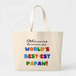 Grand Tote Bag Autres T-shirts et cadeaux Papaw les plus connus
