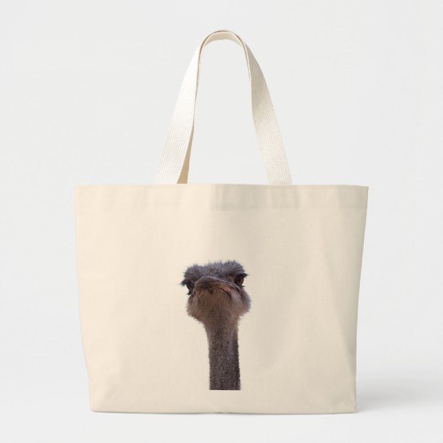 Grand Tote Bag autruche (Devant)