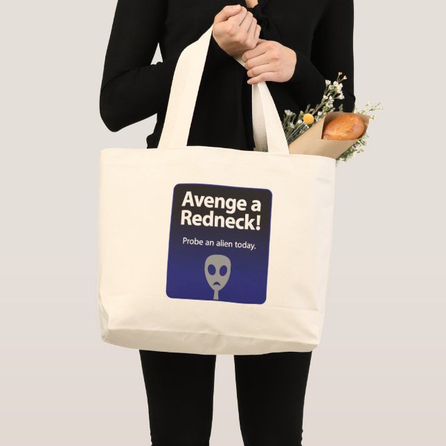 Grand Tote Bag Avenge a Redneck (Devant (produit))