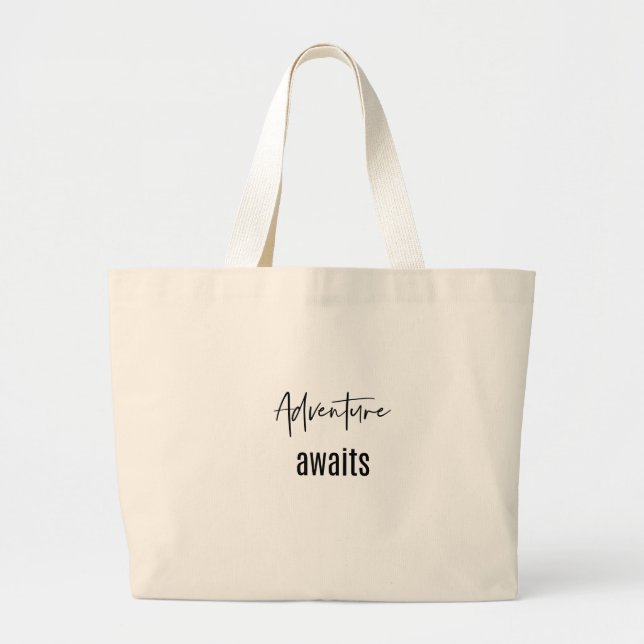 GRAND TOTE BAG AVENTURE ATTEND FOURRE-TOUT (Devant)