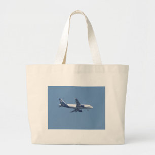 Grand Tote Bag Avion de ligne grec