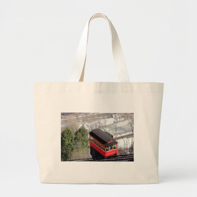 Grand Tote Bag Avion de pente de Pittsburgh (Devant)