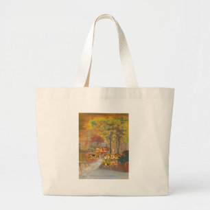 Grand Tote Bag Avoir un Cool Saison d'automne Art Vintage Imprime