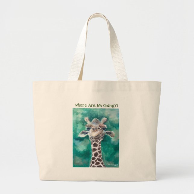 Grand Tote Bag Baby Giraffe (Devant)
