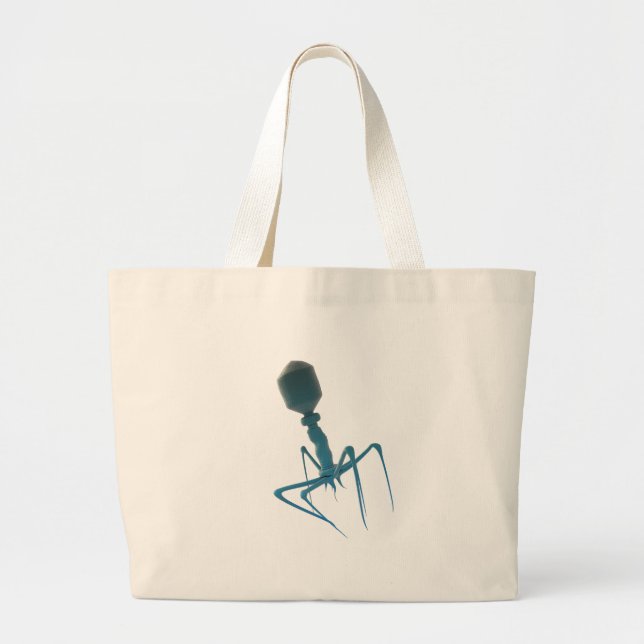 Grand Tote Bag bactériophage (Devant)