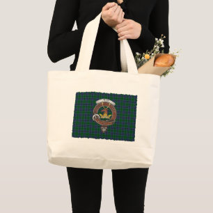 Grand Tote Bag Badge Keith Clan Tartan Fourre-tout