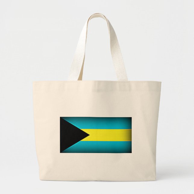 Grand Tote Bag Bahamas Flag Dark Edge (Devant)