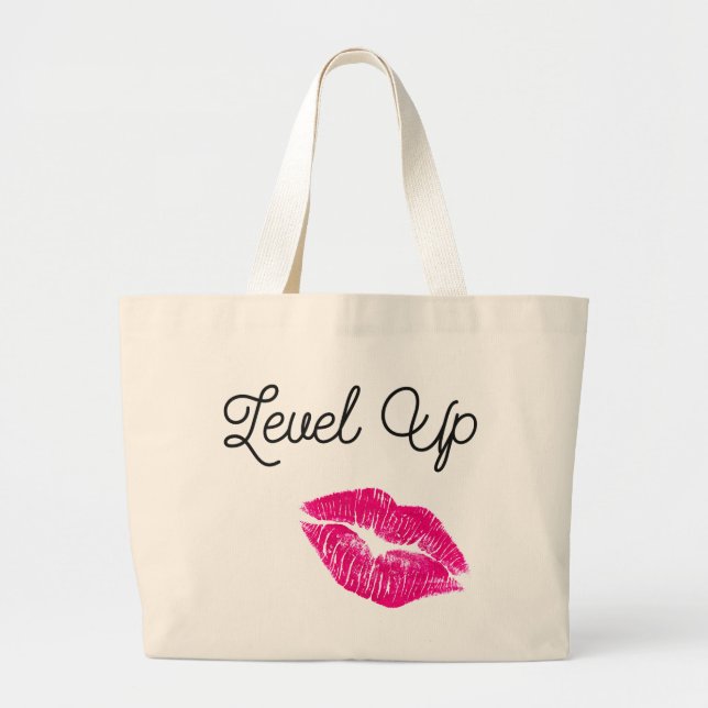 Grand Tote Bag Baiser haut Fourre-tout de niveau (Devant)