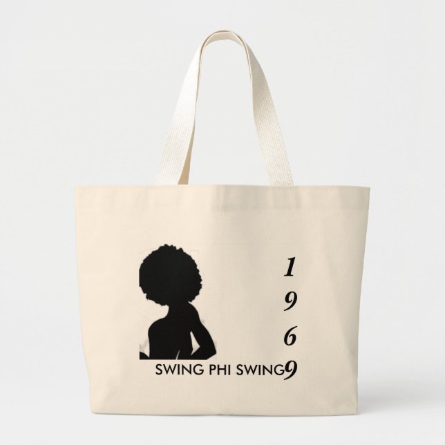Grand Tote Bag balancez la dame, l'OSCILLATION de PHI (Devant)