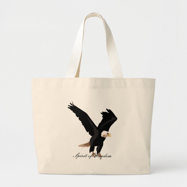 Grand Tote Bag Bald Eagle fourre-tout (Devant)