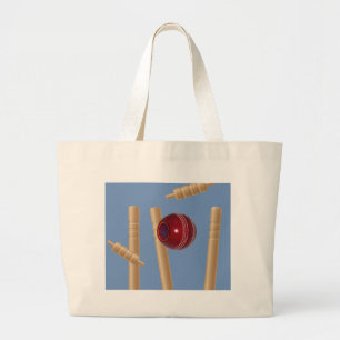 Grand Tote Bag Balle Et Pompes De Cricket,