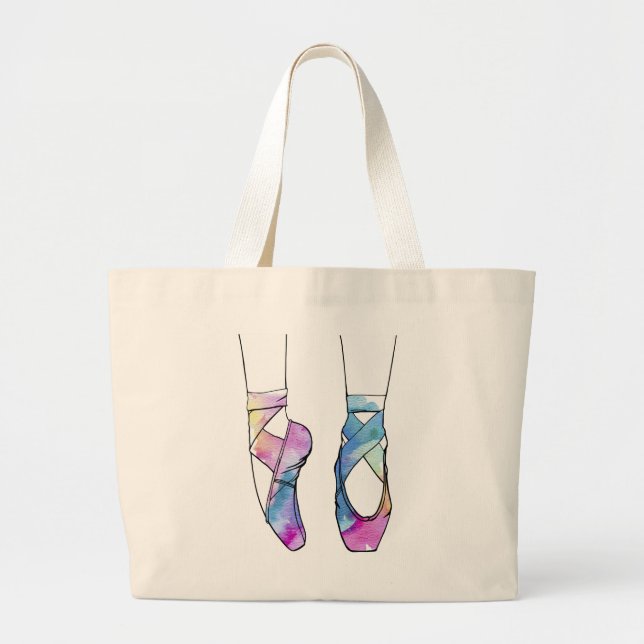 Grand Tote Bag Ballerina Cute Ballet (Devant)