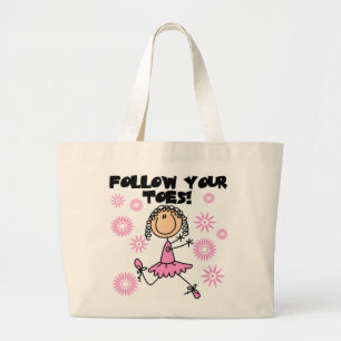 Grand Tote Bag Ballerine Suivez Vos Orteils T-shirts et Cadeaux
