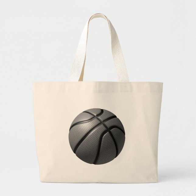 Grand Tote Bag Ballon de basket (Devant)