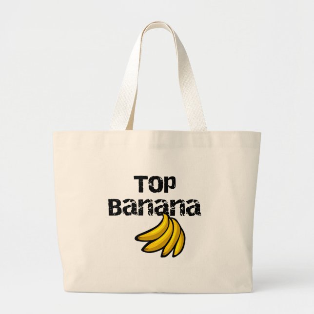Grand Tote Bag Banane supérieure (Devant)
