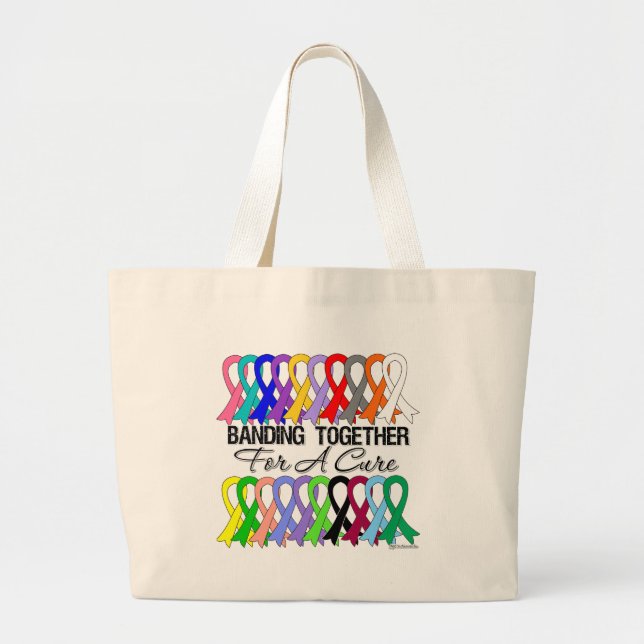 Grand Tote Bag Bandage Ensemble Pour Un Traitement Pour Tous Les  (Devant)