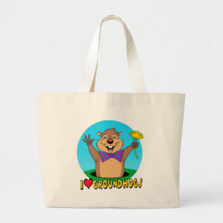 Grand Tote Bag Bande dessinée Groundhog