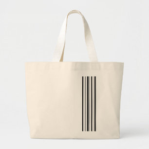 Grand Tote Bag Bandes noires