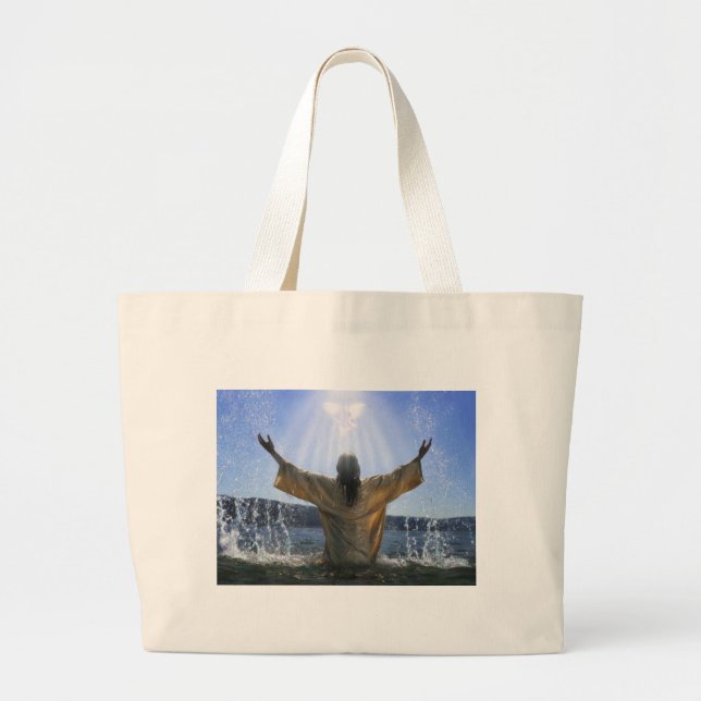 Grand Tote Bag Baptême de Jésus (Devant)