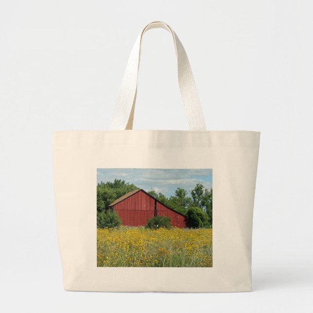 Grand Tote Bag Barne rouge (Devant)