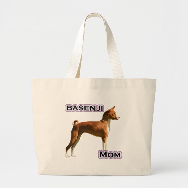 Grand Tote Bag Basenji Maman 4 (Devant)