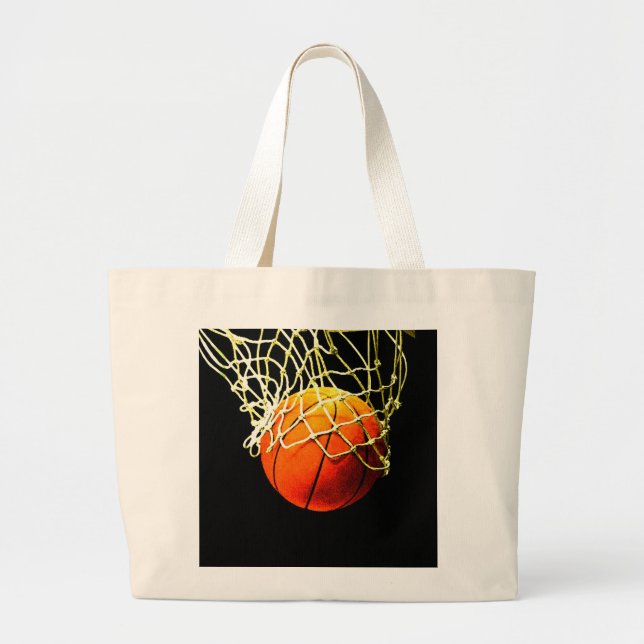 Grand Tote Bag Basket-ball I Love (Devant)