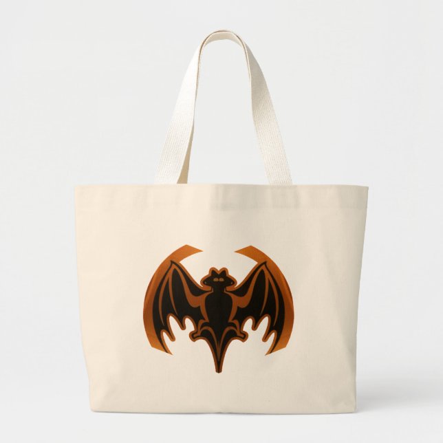 Grand Tote Bag Bat Brown Le MUSÉE Zazzle Cadfts (Devant)