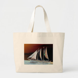 Grand Tote Bag Bateaux sous voile