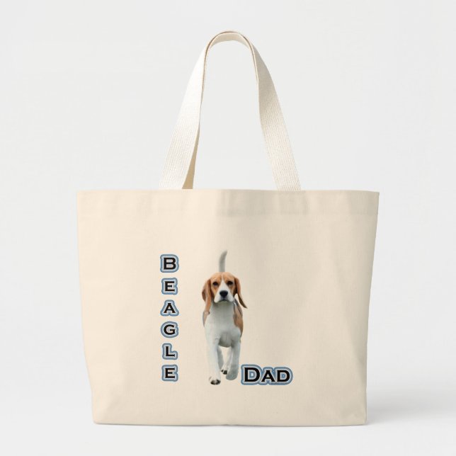 Grand Tote Bag Beagle papa 4 (Devant)