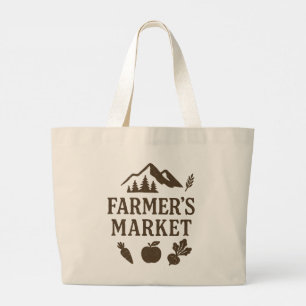 Grand Tote Bag Beats Carrot Apple Farmers Market