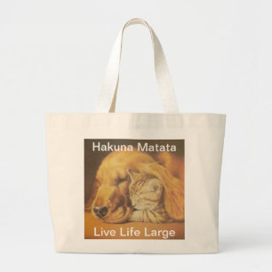Grand Tote Bag Beau art Extraordinaire de chats et de chats de ch