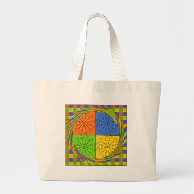 Grand Tote Bag Beau audacieux Motif égyptien : Un design éblouiss (Devant)