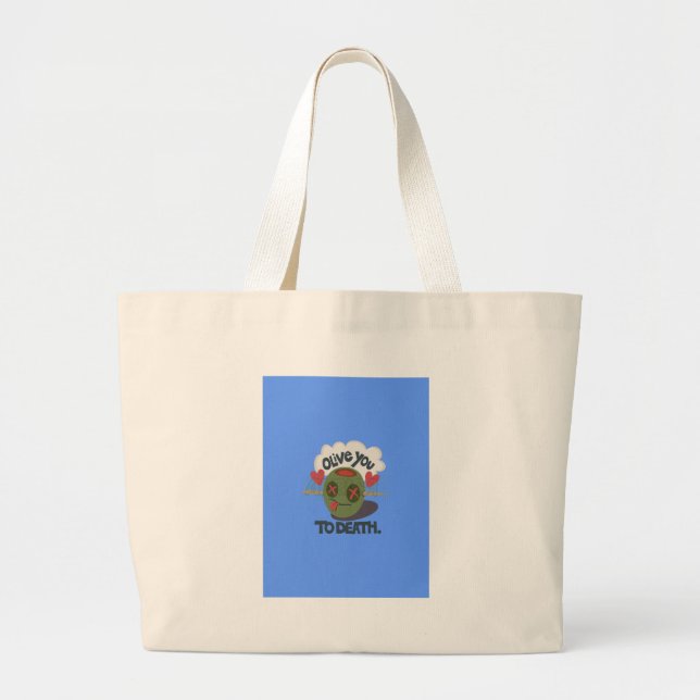 Grand Tote Bag Beau Cool J'aime Afrique Art (Devant)