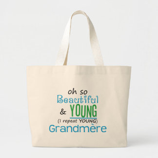 Grand Tote Bag Beau et jeune Grandmere
