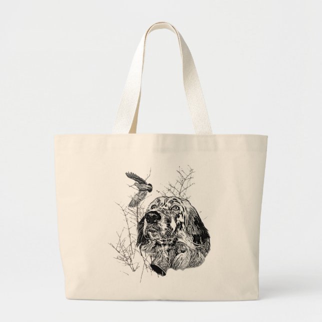 Grand Tote Bag Beau plateau avec faisans, Art (Devant)
