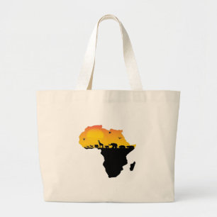 GRAND TOTE BAG BEAUTÉ DE L'AFRIQUE