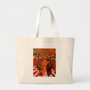 Grand Tote Bag Beautiful Amazing Giraffe love safari
