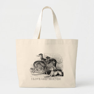 Grand Tote Bag Beaux lévriers