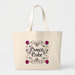 Grand Tote Bag Bébé de Bunco avec le bouton de remous