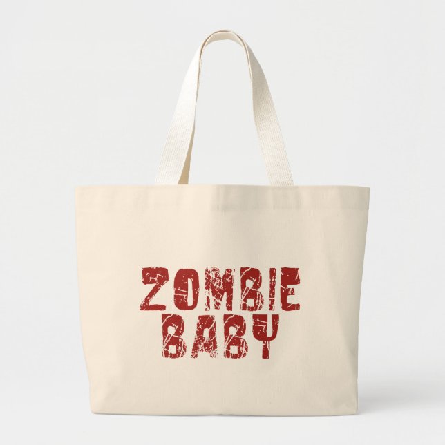 Grand Tote Bag bébé de zombi (Devant)