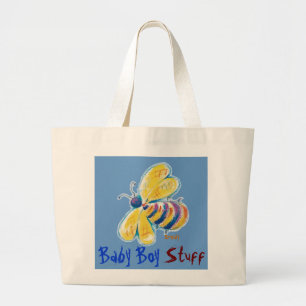 Grand Tote Bag Bébé Garçon-x-grand fourre-tout de bourdon