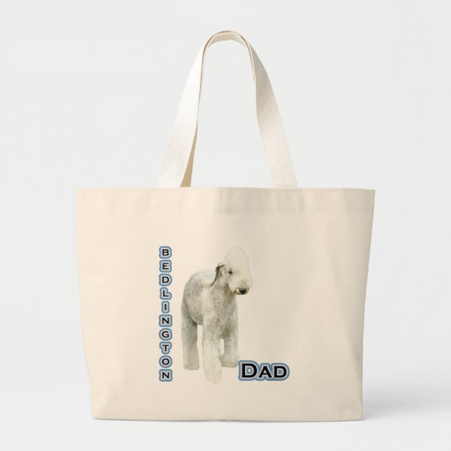 Grand Tote Bag Bedlington Papa 4 (Devant)