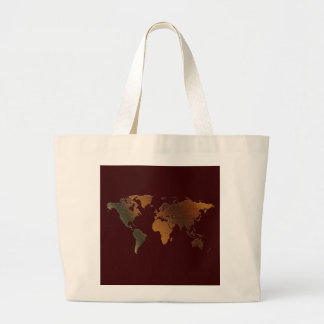 Grand Tote Bag Belle carte du monde moderne #Gift Fourre-tout