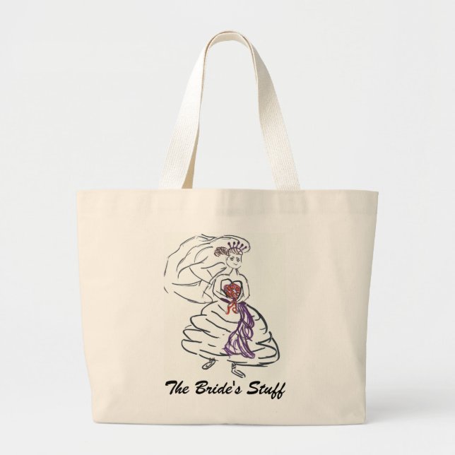 Grand Tote Bag Belle Mariée (Devant)