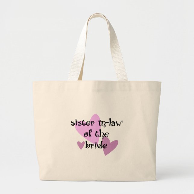 Grand Tote Bag Belle-soeur de la jeune mariée (Devant)